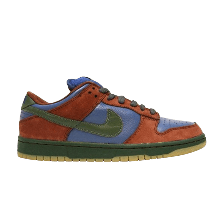 Nike Dunk Low Pro SB 'Barf' — Navy/Outdoor Green-Light Chocolate