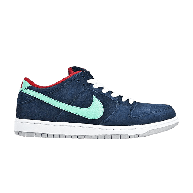 Nike Dunk Low Pro Sb — Obsidian/Crystal Mint-Gym Red