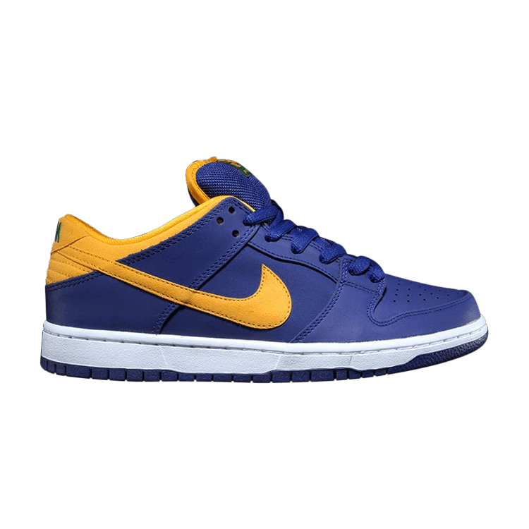 Nike Dunk Low Pro SB 'Royal Blue Midas Gold' — Deep Royal Blue/Pine Gren/Midas Gold
