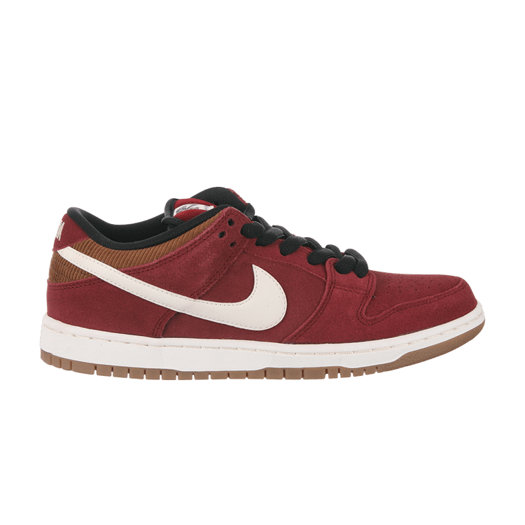 Nike Dunk Low Pro SB 'Corduroy' — Team Red/Sail-Ale Brown-Black