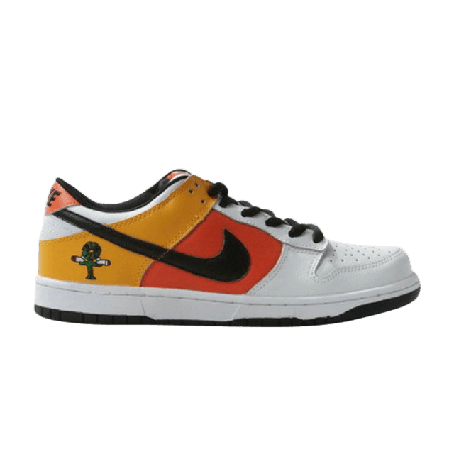 Nike Dunk Low Pro SB 'Raygun' — Orange Flash/Black-White