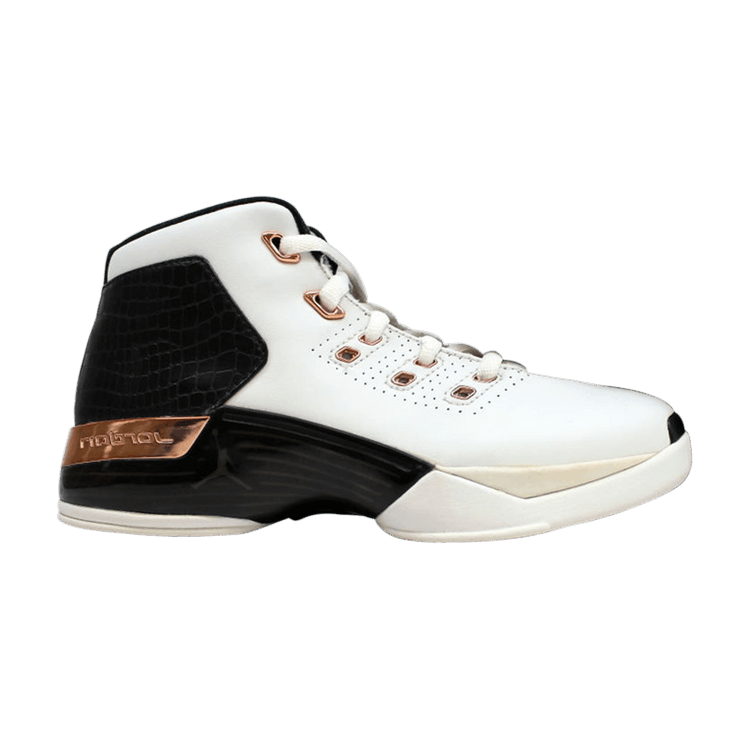 Air Jordan 17+ OG GS 'Copper' 2002 — White/Black/Metallic Copper Coin