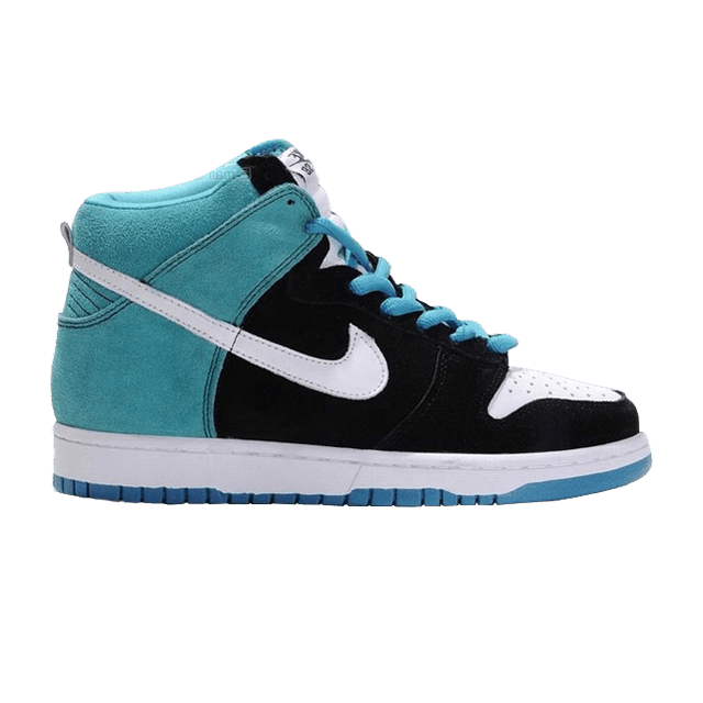 Nike Dunk High Pro SB 'Send Help' — Black/White-Blue Reef
