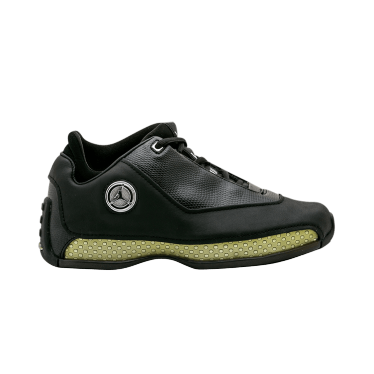 Air Jordan 18 OG Low GS 'Black Chrome' — Black/Chrome/Metallic Silver