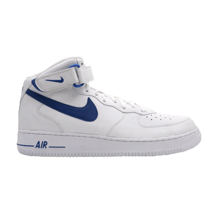 Nike Air Force 1 Mid — White/Sport Royal (D-Town)