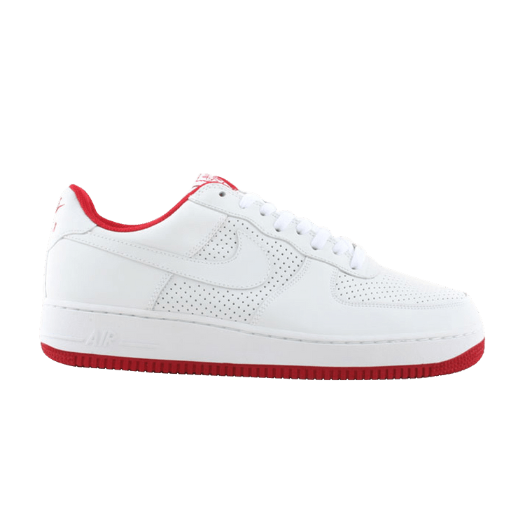 Nike Air Force 1 — White/White-Varsity Red