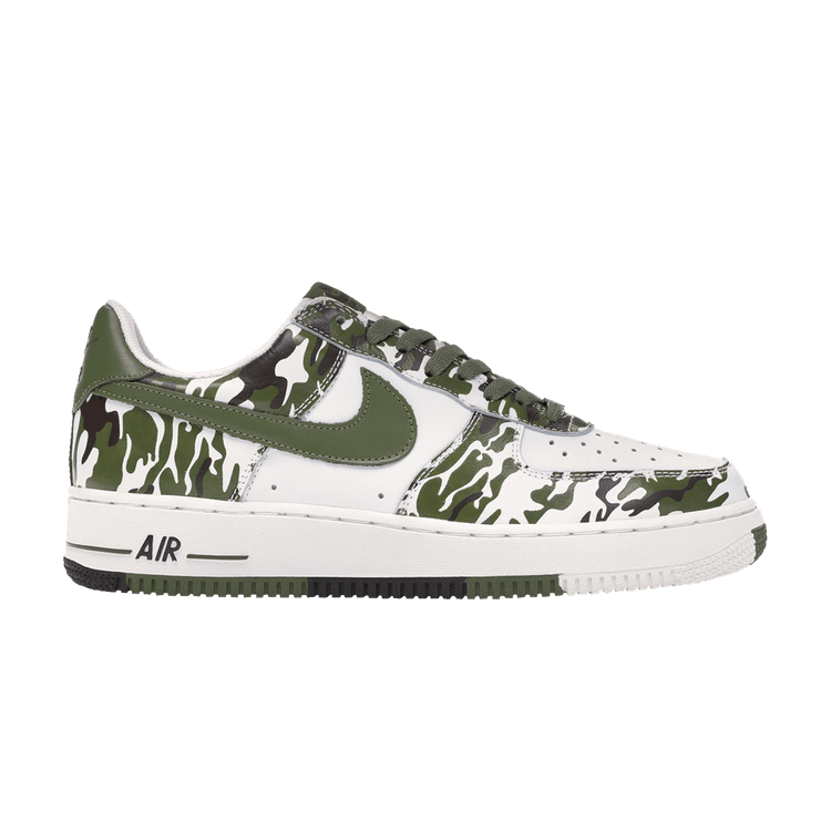Nike Air Force 1 'Camo' — White/Palm Green/Baroque Brown