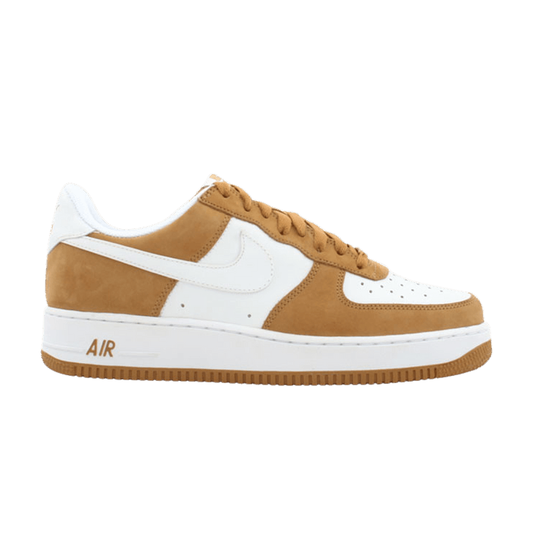 Nike Air Force 1 'Barcode' — white/white-wheat