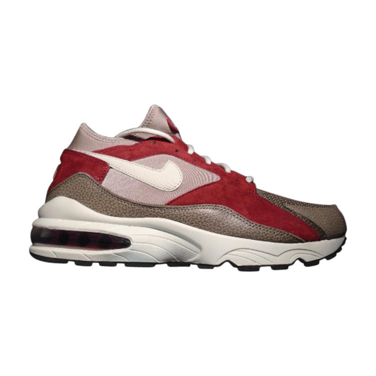 Size? x Nike Air Max 93 'Metals Pack - Flat Zinc' — Flat Zinc/LT Orewood Brn-TN RD