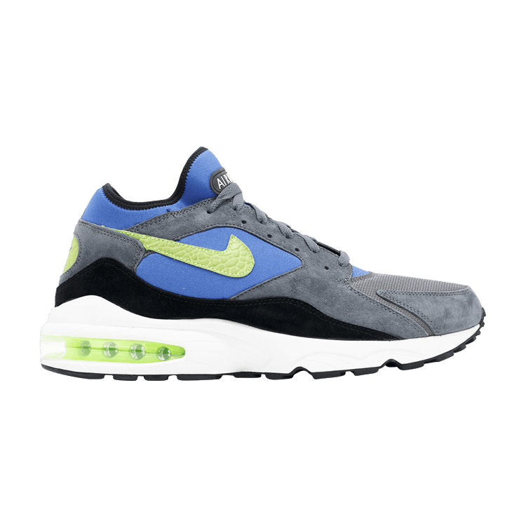 Nike Air Max 93 'Size? Exclusive' — Dark Grey/Flash Lime/Game Royal