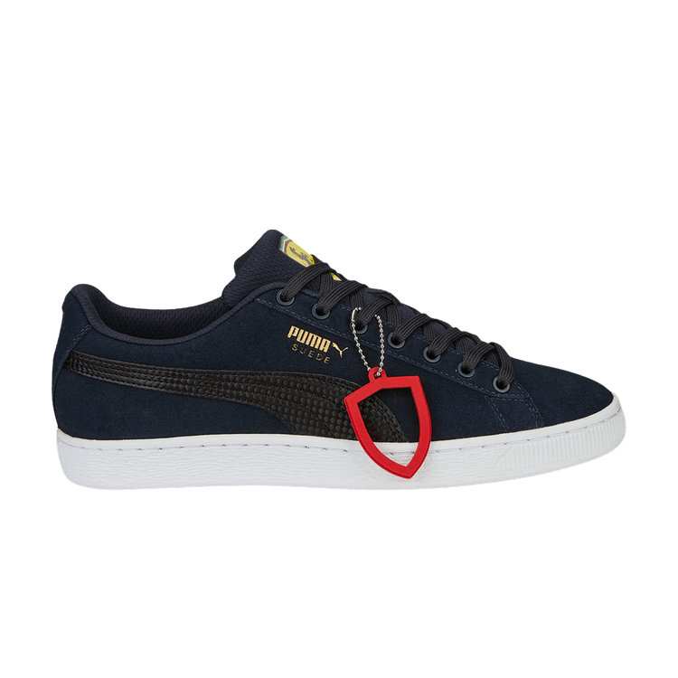 Scuderia Ferrari x Puma Suede 'Shield - Parisian Night' — Parisian Night/Black/White