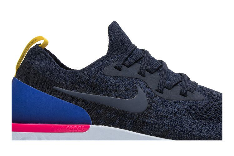 Nike Epic React Flyknit 'College Navy' — College Navy/College Navy-Pink Blast (3)