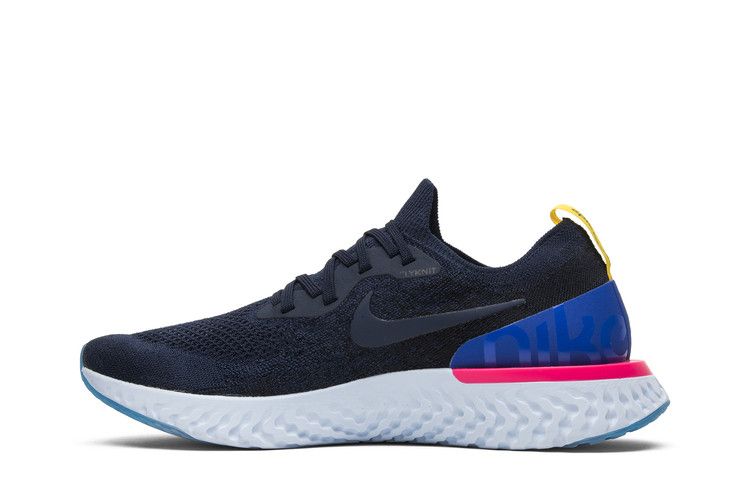 Nike Epic React Flyknit 'College Navy' — College Navy/College Navy-Pink Blast (4)