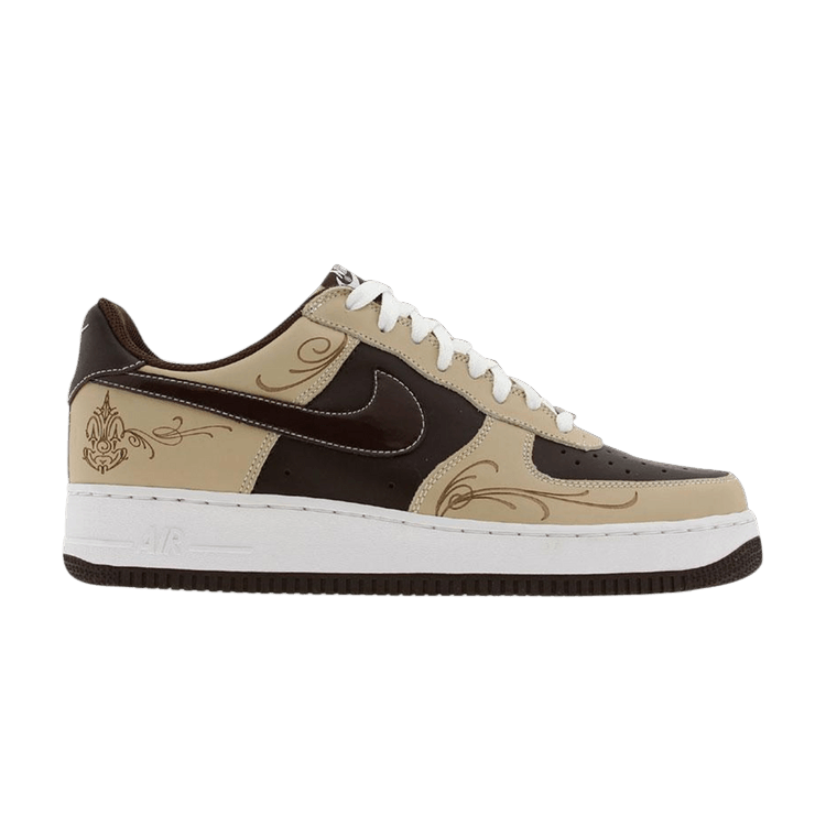 Nike Air Force 1 'Brown Pride' — Linen/Baroque Brown-White