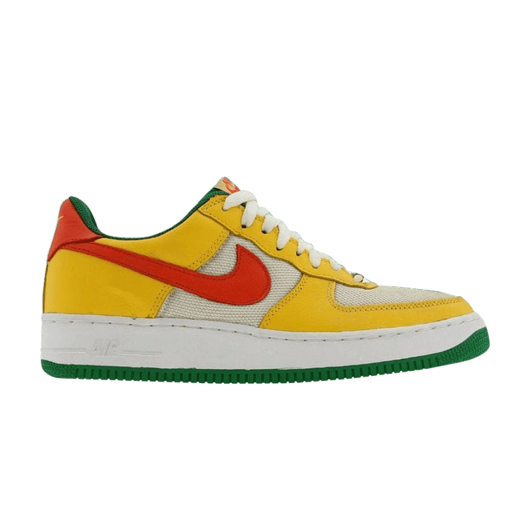 Nike Air Force 1 'Carnival' — Yellow Zest/Orange Flash-White-Classic Green