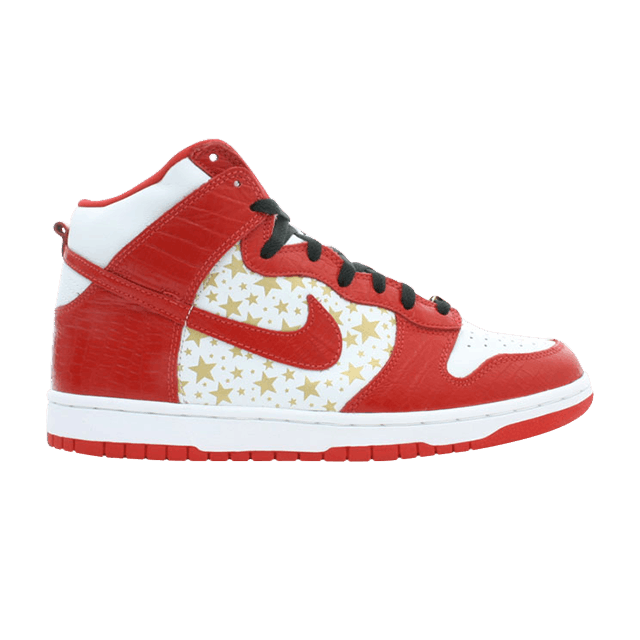 Nike Supreme x Dunk High Pro SB 'Red' — White/Varsity Red