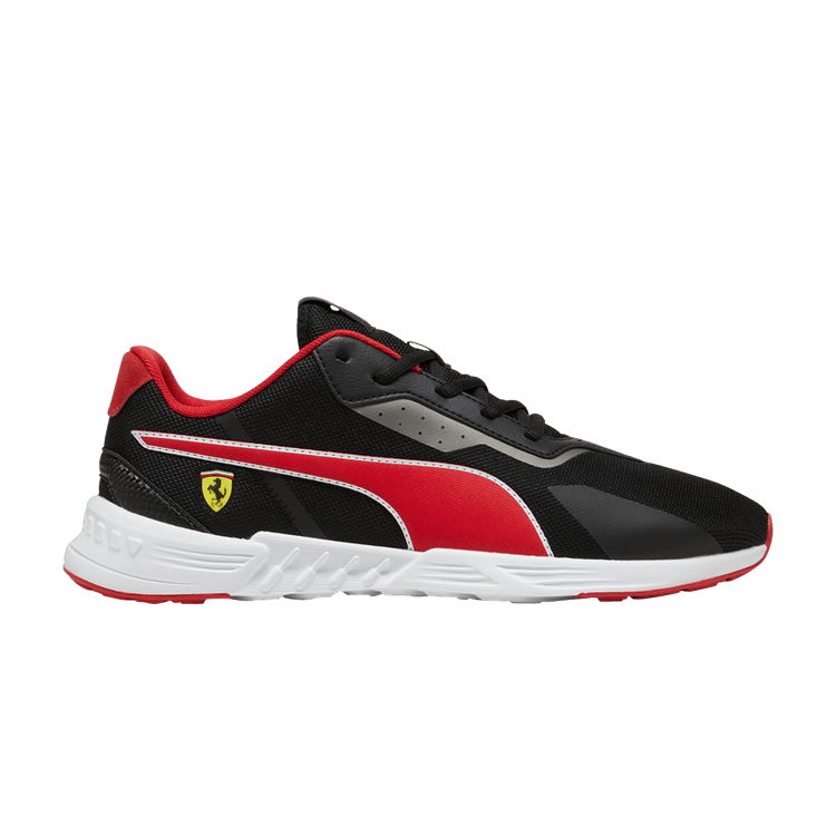 Scuderia Ferrari x Puma Tiburion 'Black Rosso Corsa' — Black/Rosso Corsa/Aged Silver