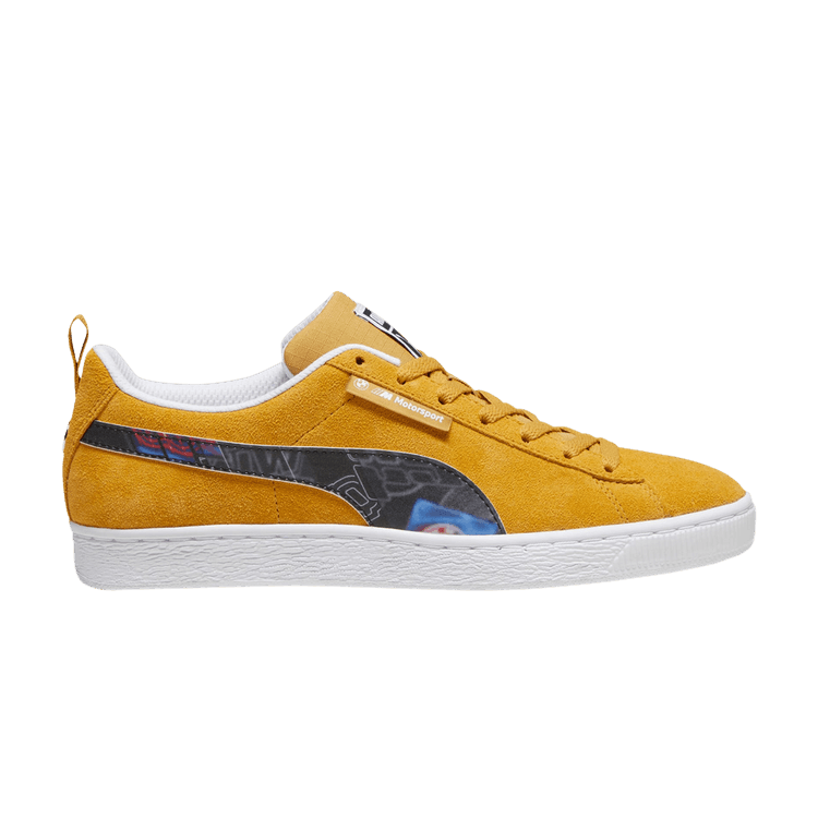 Puma BMW Motorsport x Suede 'Amber Black' — Amber/Black/White