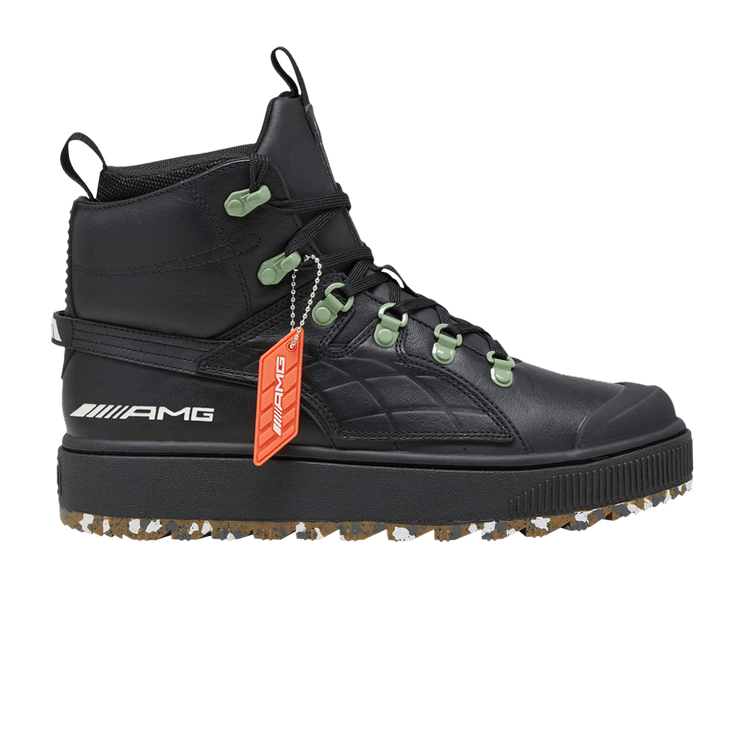 Mercedes-AMG Petronas F1 x Puma Ren Boot 'Black Dusty Green' — Black/Dusty Green