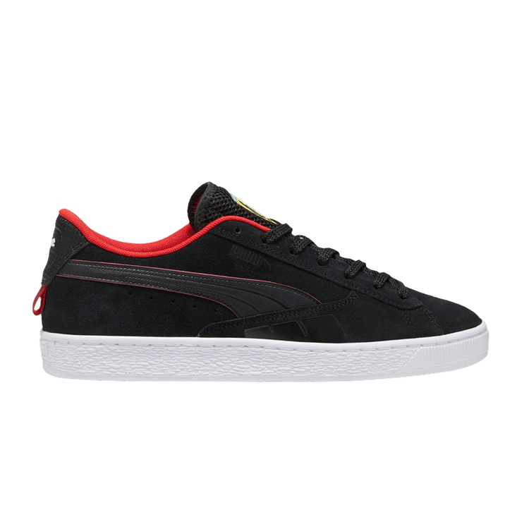 Scuderia Ferrari x Puma Suede 'Black Rosso Corsa' — Black/Flat Dark Grey