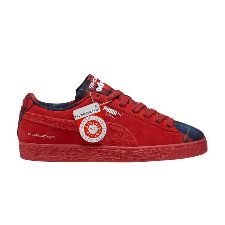 Porsche Legacy x Puma Suede Classic 'Tartan - Redmazing' — Redmazing/Redmazing