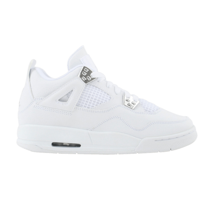 Air Jordan 4 Retro GS 'Pure Money' 2006 — White/Metallic Silver