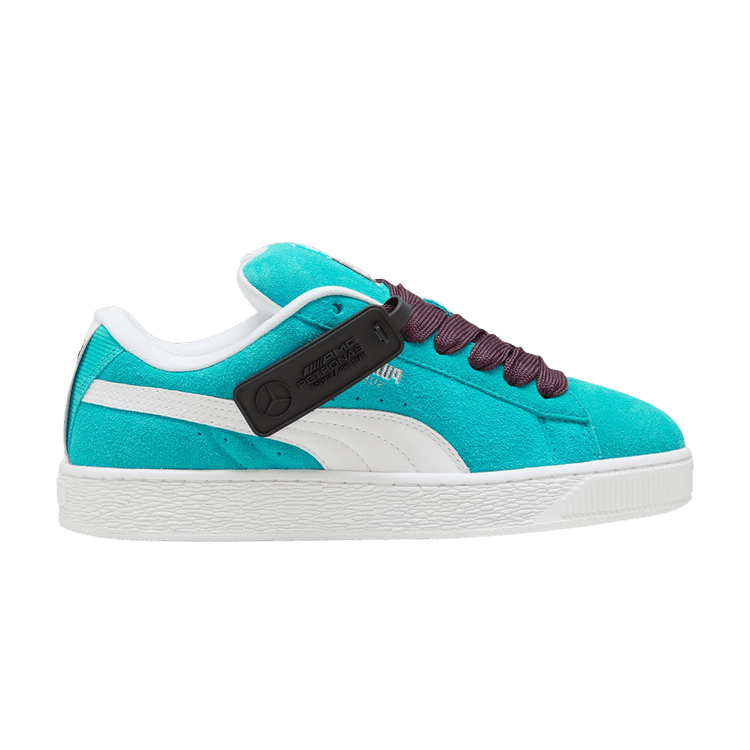 Mercedes-AMG Petronas F1 x Puma Suede XL 'Sheen Green' — Sheen Green/White