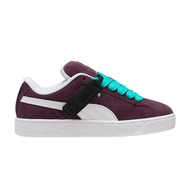 Mercedes-AMG Petronas F1 x Puma Suede XL 'Midnight Plum' — Midnight Plum/White
