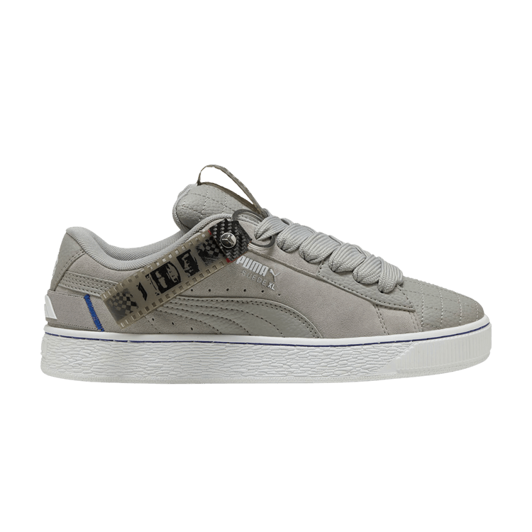 Formula 1 x Puma Suede XL '75 Years Hero Pack - Matte Silver' — Matte Silver/Vivid Blue