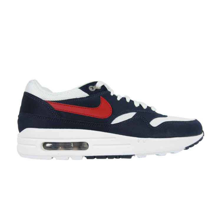 Nike Air Max 1 'Olympic' — White/Gym Red/Thunder Blue/Medium Grey