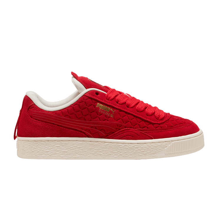 Scuderia Ferrari x Puma Suede XL 'Rosso Corsa' — Rosso Corsa/Warm White