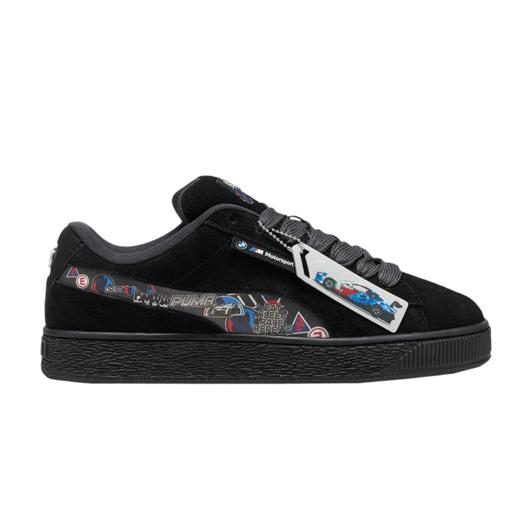 BMW M Motorsport x Puma Suede XL 'Sticker Bomb' — Black