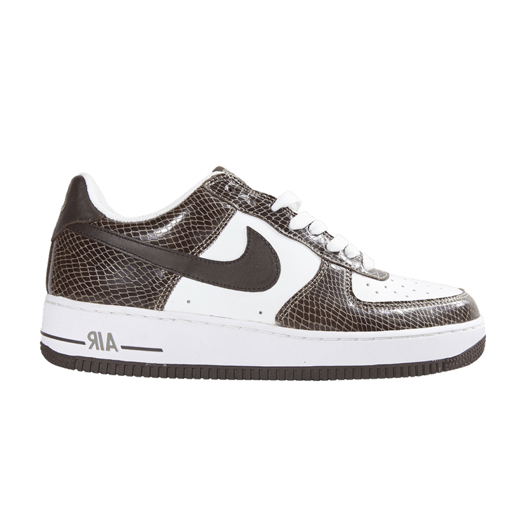 Nike Air Force 1 Premium — White/Baroque Brown-Khaki