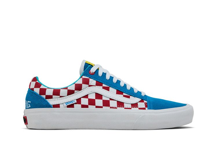 Vans Old Skool Pro 'Golf Wang' — Blue/Red/White