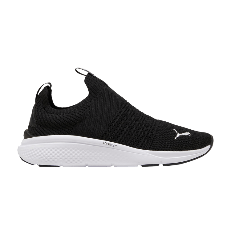 Puma Wmns Softride Pro Echo Slip-On 'Black White' — Black/White/Silver