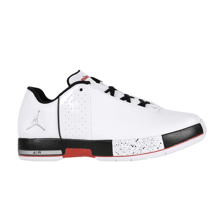Air Jordan Team Elite 2 Low 'White Varsity Red' — White/Metallic Silver/Black/Varsity Red