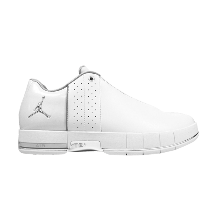 Air Jordan Team Elite 2 Low 'White' — White/Metallic Silver
