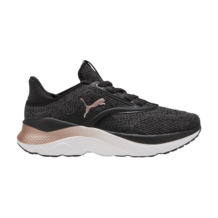 Puma Wmns Softride Mayve 'Black Rose Gold' — Black/Cool Dark Grey/Rose Gold