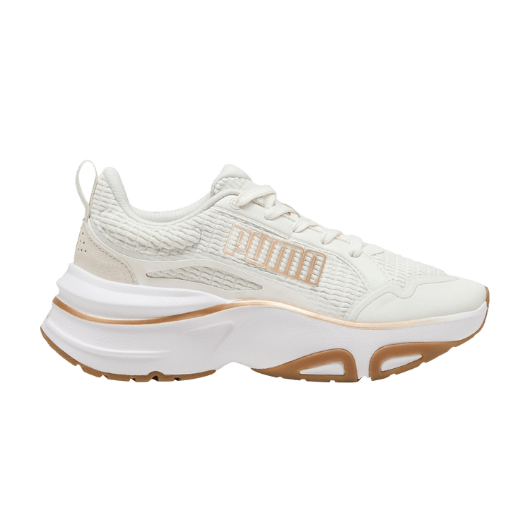 Puma Wmns Softride Divine 'Vapor Grey Gold Gum' — Vapor Grey/Gold/Gum