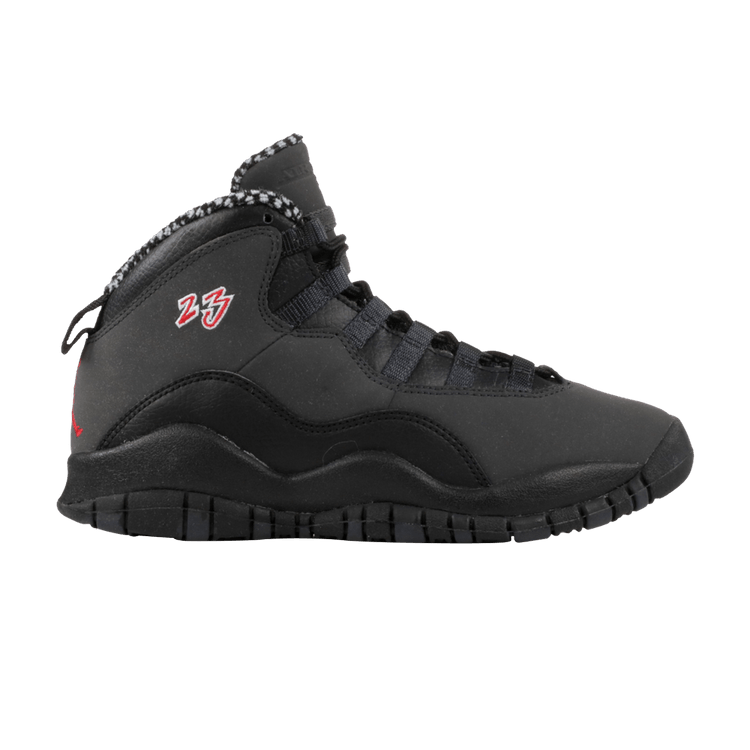 Air Jordan 10 Retro GS 'Countdown Pack' — Black/Dark Shadow