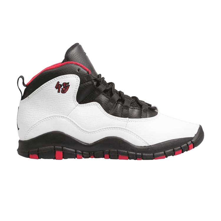 Air Jordan 10 Retro PS — White/Black-True Red