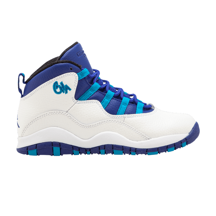 Air Jordan 10 PS 'Charlotte Hornets' — Blue/Purple/White