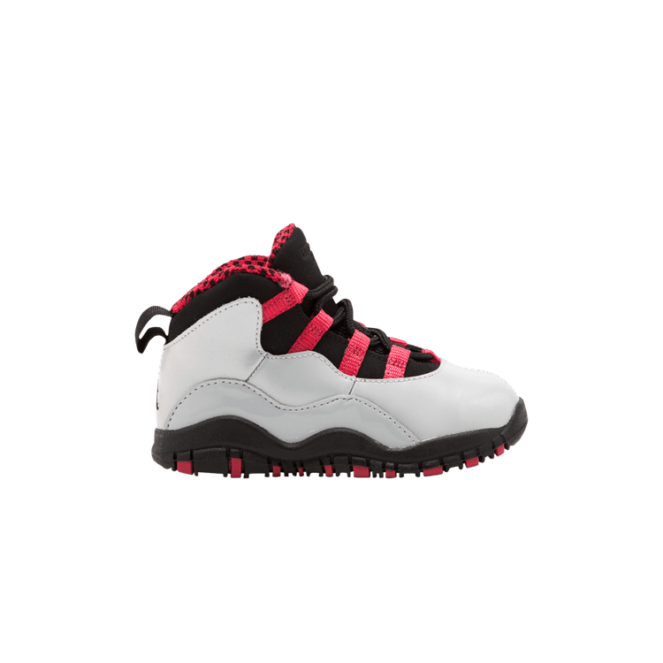 Air Jordan 10 Retro TD 'Legion Red' — Wolf Grey/Black/Legion Red