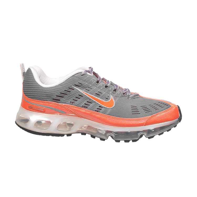Nike Air Max 360 — flint grey/deep orange-metallic silver