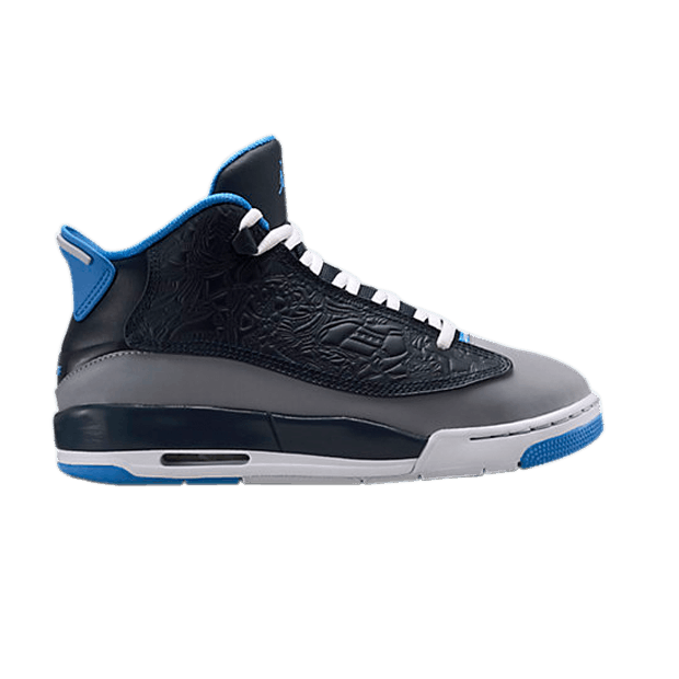 Air Jordan Dub Zero BG — Wolf Grey/University Blue/Charcoal