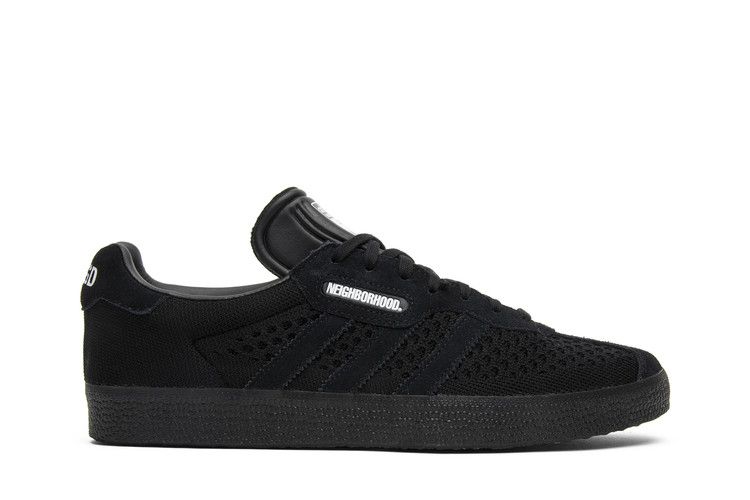 Neighborhood x adidas Gazelle Super 'Triple Black' — Black/White