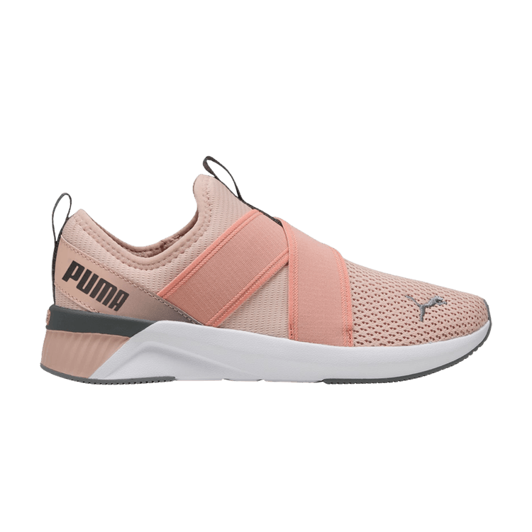 Puma Wmns Softride Harli Slip-On 'Rose Quartz' — Rose Quartz/Cool Dark Grey/White