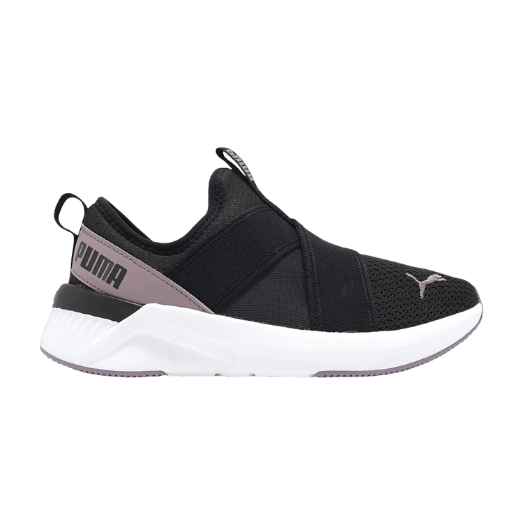 Puma Wmns Softride Harli Slip On 'Black Purple' — Black/Purple
