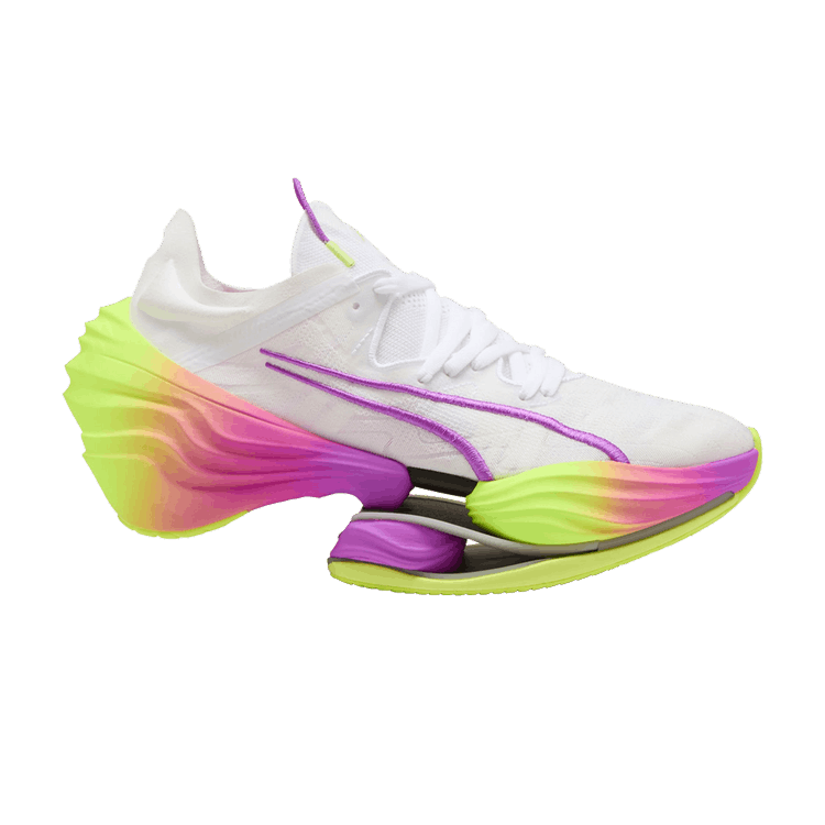Puma Fast-RB Nitro Elite 'Pure Magenta Yellow Alert' — White/Yellow Alert/Pure Magenta