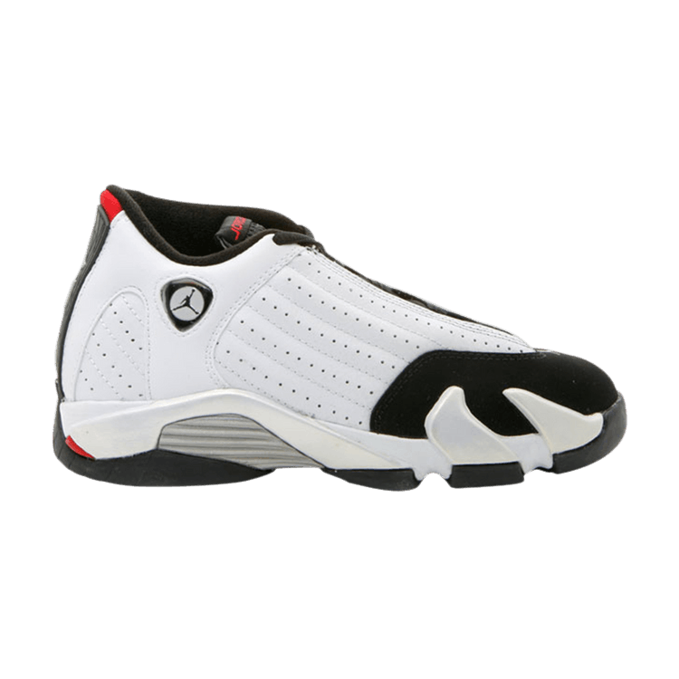 Air Jordan 14 Retro PS 'Black Toe' 2006 — White/Black/Varsity Red/Metallic Silver